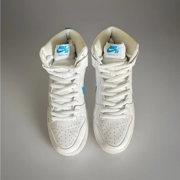 Size 10 - Nike SB Dunk High TRD QS Richard Mulder White Blue 881758-141 Men’s